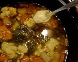 Tejszínes karalábéleves recept fázis 5 fotója