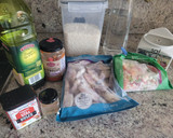 Foto del paso 1 de la receta: Paella muy diferente y preparada en un plis plas y con ingredientes que no acostumbro a comprar