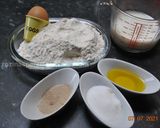 عکس مرحله 1 از دستور طرز تهیه نان پنیری آسون