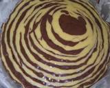 Orange And Choco Zebra Cake Without Oven recipe step 12 photo