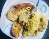 Foto del paso 3 de la receta: Pollo en salsa de hongos con cebolla