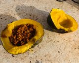 Foto del paso 2 de la receta: Calabaza de bellota al horno/Acorn Squash