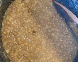 A picture of step 5 of Moujaddara (cooked lentils)Tasty 3-ingredient lunch.