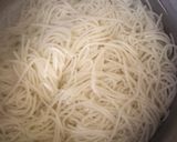 A picture of step 1 of Singaporean rice.