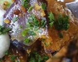 Une image de l'étape 7 de 🍠Patate douce croustillante chapelure Panko paprika fumé sauce Feta miel ail confit.