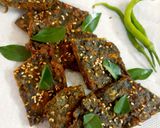 A picture of step 9 of Coriander fritters.