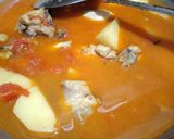 A picture of step 4 of Chicken aloo ka salan.