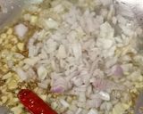 A picture of step 3 of Palak Khichdi.
