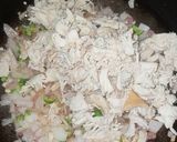 A picture of step 2 of Ferozan paratha chicken patties.