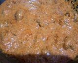 A picture of step 5 of Creamy mushrooms aloo.