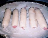A picture of step 6 of Sausage rolls.