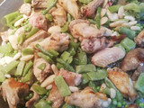 Paella con caracoles y verdura
