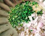 Fenugreek mix with khuskhus onion Paratha Koki recipe step 1 photo