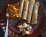 A picture of step 6 of Crepes.