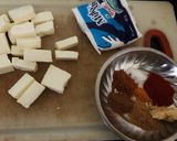 A picture of step 1 of Paneer fry.