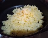 A picture of step 2 of Potato Stew with Machaca (Dried Beef).