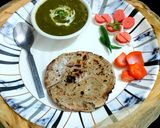 बाजरे की रोटी पालक का साग (bajre ki roti palak ka saag recipe in Hindi) रेसिपी चरण 5 फोटो