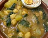 A picture of step 10 of Chickpea, Spinach, and Egg Stew.
