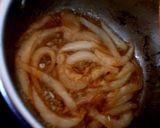 A picture of step 3 of My Sautèed Beef in wholegrain mustard & Caralmerized Onions😀.