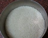 A picture of step 1 of Samak phirni.