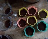 Foto langkah ke 3 dari resep Puding silky chocolate white thea.