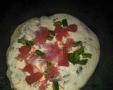 A picture of step 3 of Sujii uttpam sandwich.