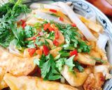 Hình bước làm 4 của món Bánh đa trộn (Phở khô trộn)