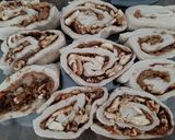 Une image de l'étape 5 de Brioche bananes, noix et épices chaï.