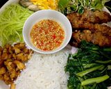 Hình bước làm 2 của món Bún thịt nướng