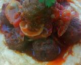 A picture of step 3 of Kofta Balls with Hummus Moutabal.