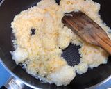 A picture of step 2 of Egg fried rice for breakfast.