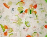 A picture of step 4 of Vegetable raita.