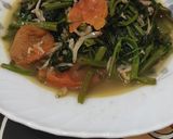Foto langkah ke 3 dari resep 380. Kangkung Teri Nasi Bumbu Kencur.