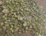 A picture of step 5 of Gnocchi/Ravioli with Asparagus and Goat Robiola.