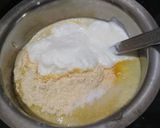 A picture of step 2 of Mung Dal-Besan Dhokla.
