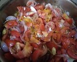 A picture of step 2 of Matar panner.