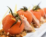Foto del paso 8 de la receta: Ensalada de tomate con queso Idiazábal y ventresca