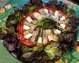 Une image de l'étape 11 de Salade de chêne rouge aux tomates, endives, sardines et feta.