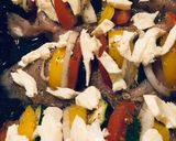 Zsebes csirkemell gombás rizzsel recept fázis 4 fotója
