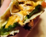 A picture of step 8 of Taco Bell Spicy Ranch Grilled Burrito l Low-Fat & Low Carb.