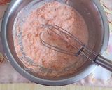 A picture of step 3 of Ragi carrot cake.
