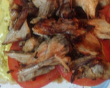 A picture of step 14 of Leftover Roasted Pork on Cuban Bread.