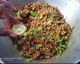 A picture of step 5 of Aachari Moong Masala.