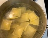 A picture of step 3 of Tuscan Shrimp Ravioli.