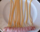 Foto del paso 3 de la receta: Spaghetti con Salchichas