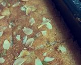 A picture of step 4 of Coconut Basbousa (semolina cake).