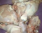 A picture of step 1 of KFC chicken.