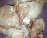 A picture of step 1 of KFC chicken.