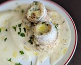 Foto del paso 4 de la receta: Rollitos de Merluza en salsa cremosa 🐟