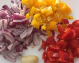 Foto del paso 3 de la receta: Contra muslos de pollo con salsa de coco y melocotón